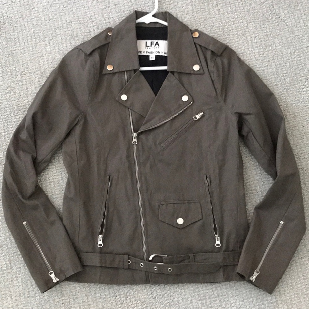 LFA Cotton Motorcycle Jacket, XS
